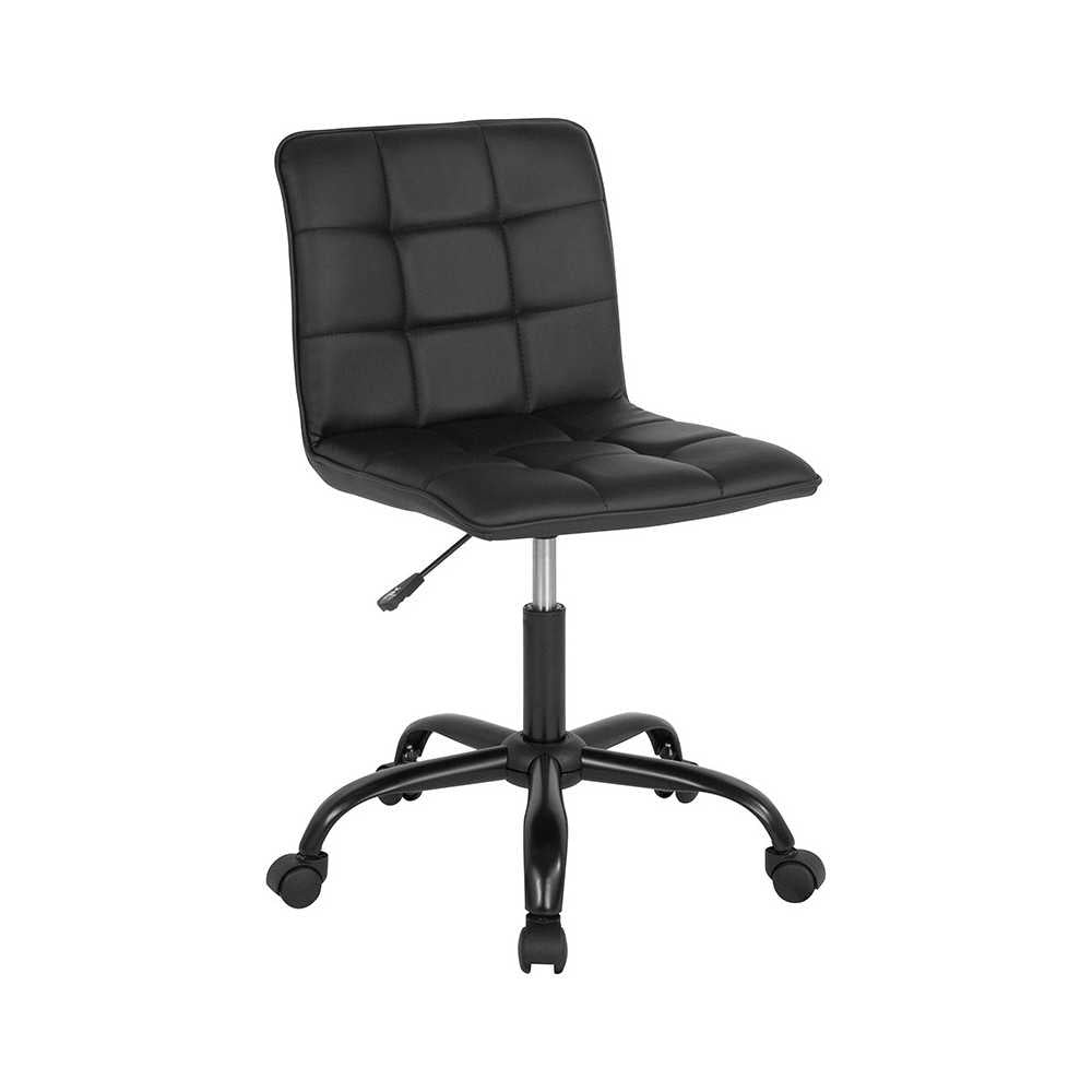 Sorrento Home and Office Task Chair in Black LeatherSoft