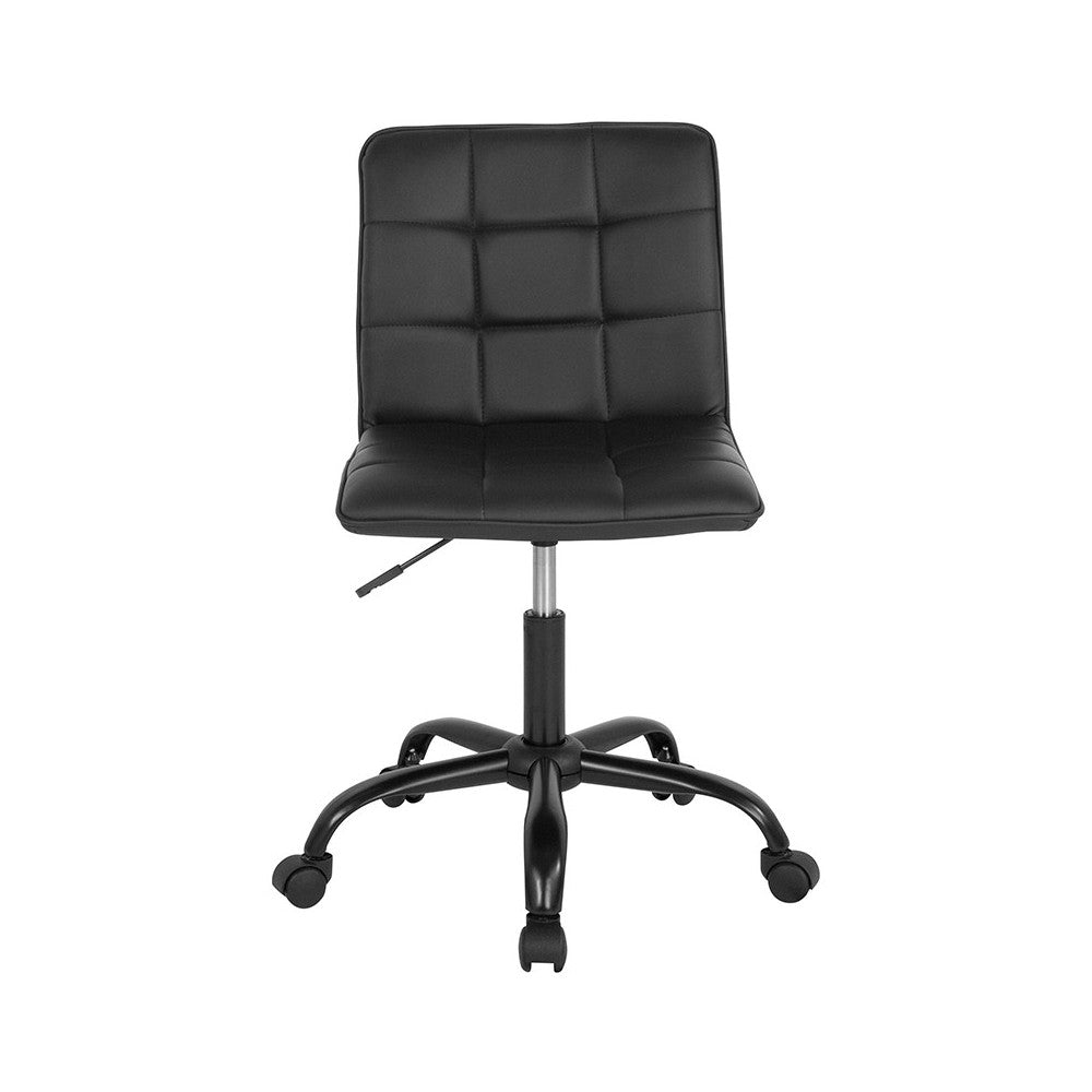 Sorrento Home and Office Task Chair in Black LeatherSoft
