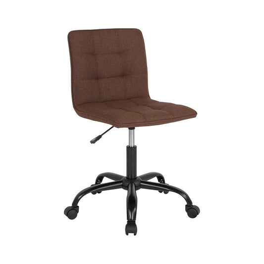 Sorrento Home and Office Task Chair in Brown Fabric
