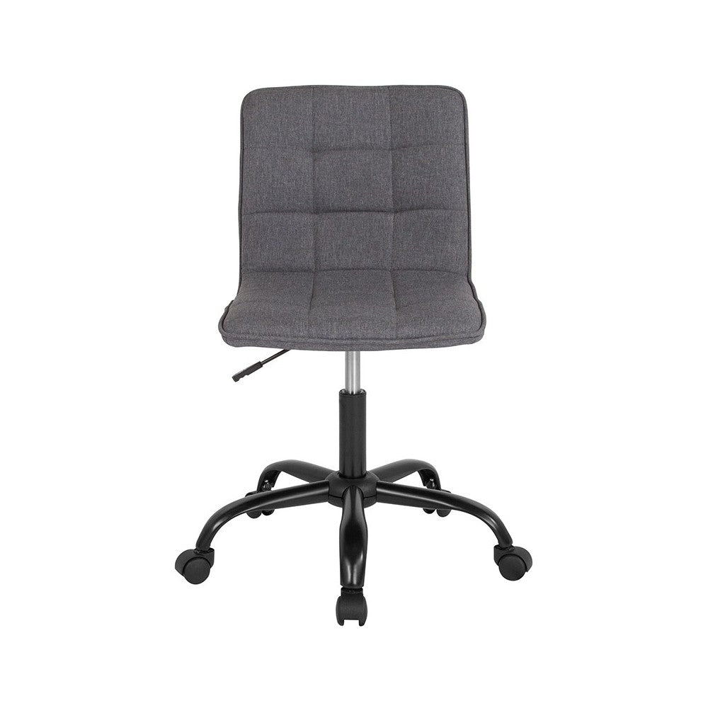 Sorrento Home and Office Task Chair in Dark Gray Fabric