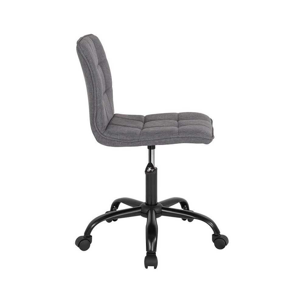 Sorrento Home and Office Task Chair in Dark Gray Fabric