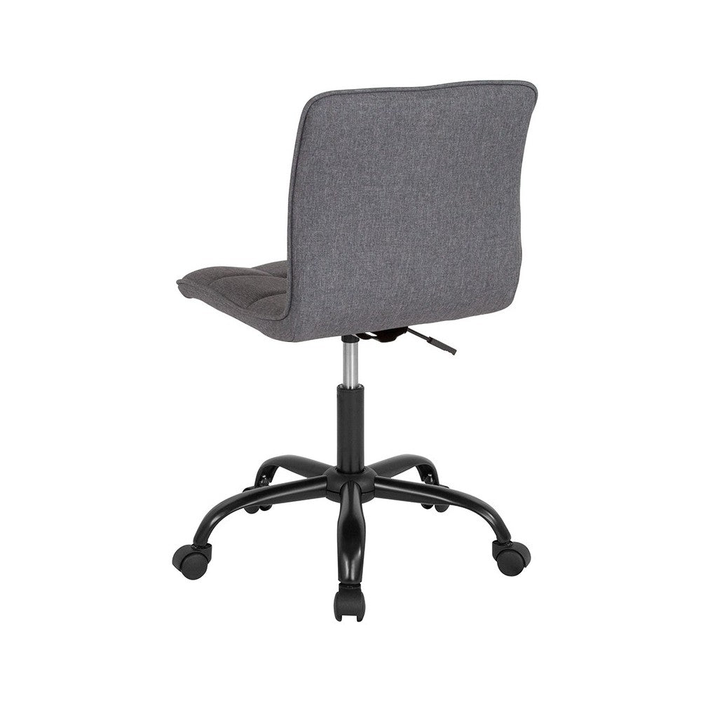 Sorrento Home and Office Task Chair in Dark Gray Fabric