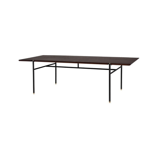 Stacking Table Smoked Wood Dining Table, HGDA849