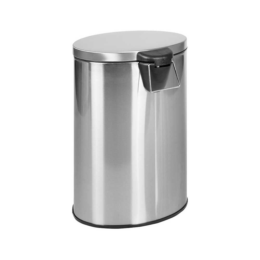 Stainless Steel Fingerprint Resistant Soft Close, Step Trash Can - 40L (10.6 Gallons)