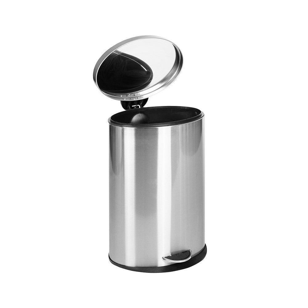 Stainless Steel Fingerprint Resistant Soft Close, Step Trash Can - 40L (10.6 Gallons)