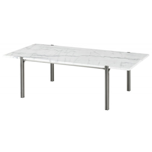 Sussur White Stone Coffee Table, HGNA571