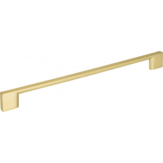 160 mm Center-to-Center Brushed Gold Square Dominique Cabinet Bar Pull