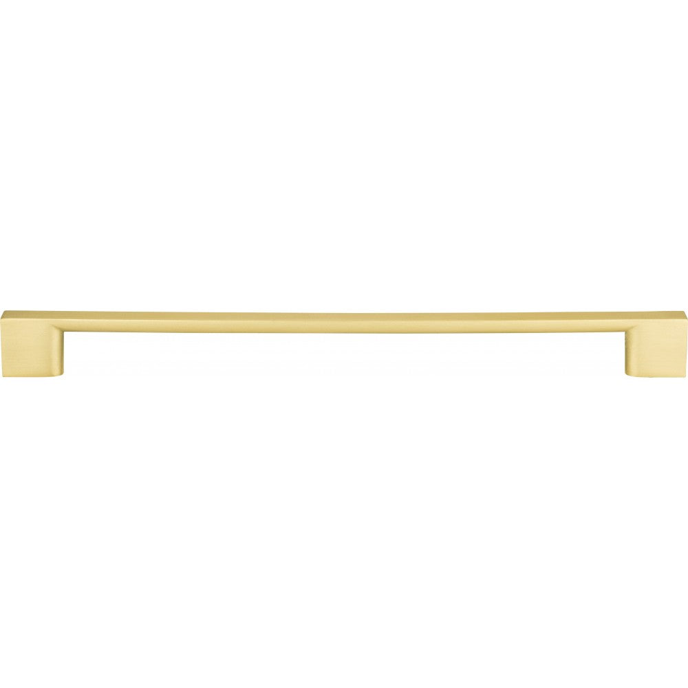 160 mm Center-to-Center Brushed Gold Square Dominique Cabinet Bar Pull