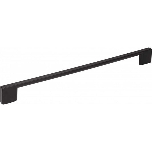 160 mm Center-to-Center Matte Black Square Boswell Cabinet Pull