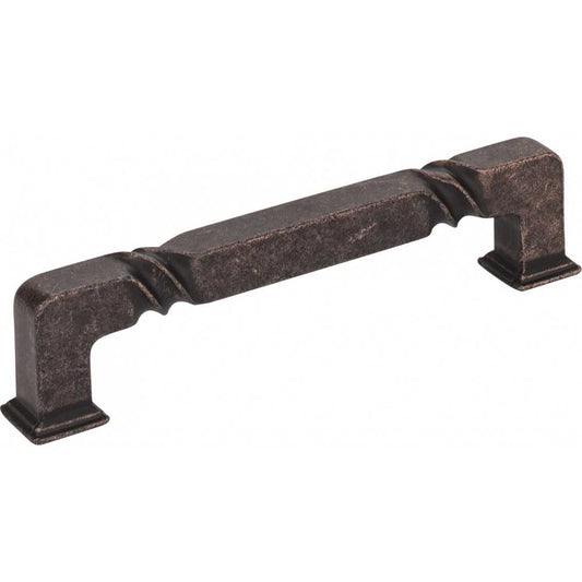 96 mm Center-to-Center Satin Bronze Alvar Cabinet Pull