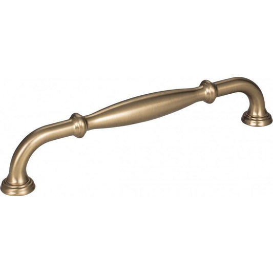 1-7/8" Overall Length Brushed Gold Key West Cabinet Bar Pull