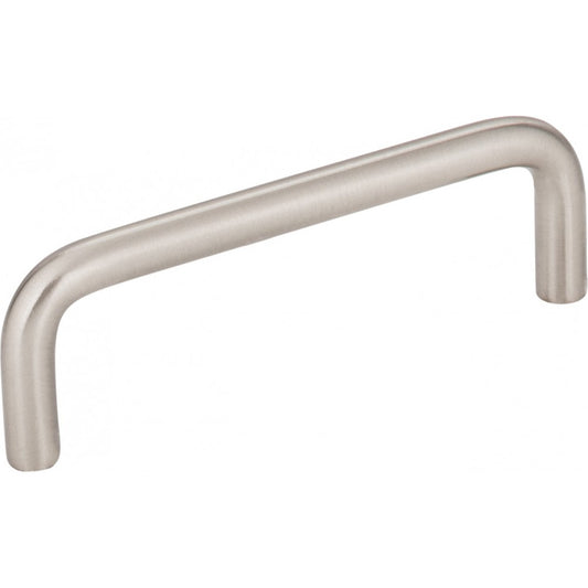 96 mm Center-to-Center Polished Chrome Square Cosgrove Cabinet Pull