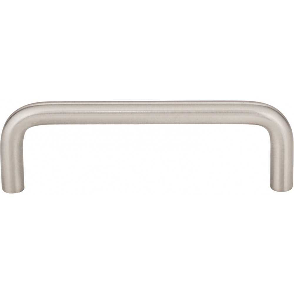 96 mm Center-to-Center Polished Chrome Square Cosgrove Cabinet Pull