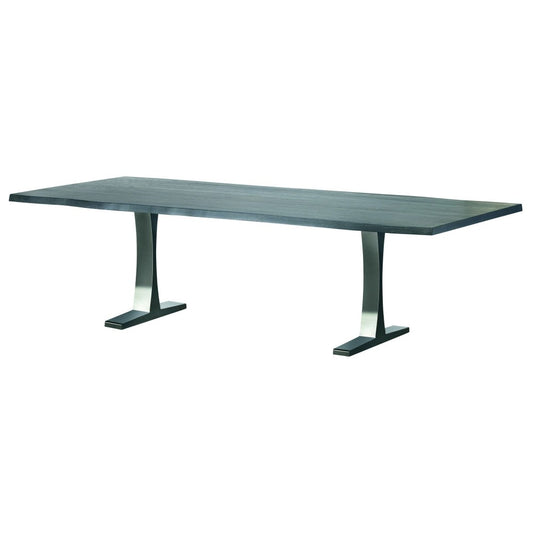 Toulouse Oxidized Gray Wood Dining Table, HGSR323