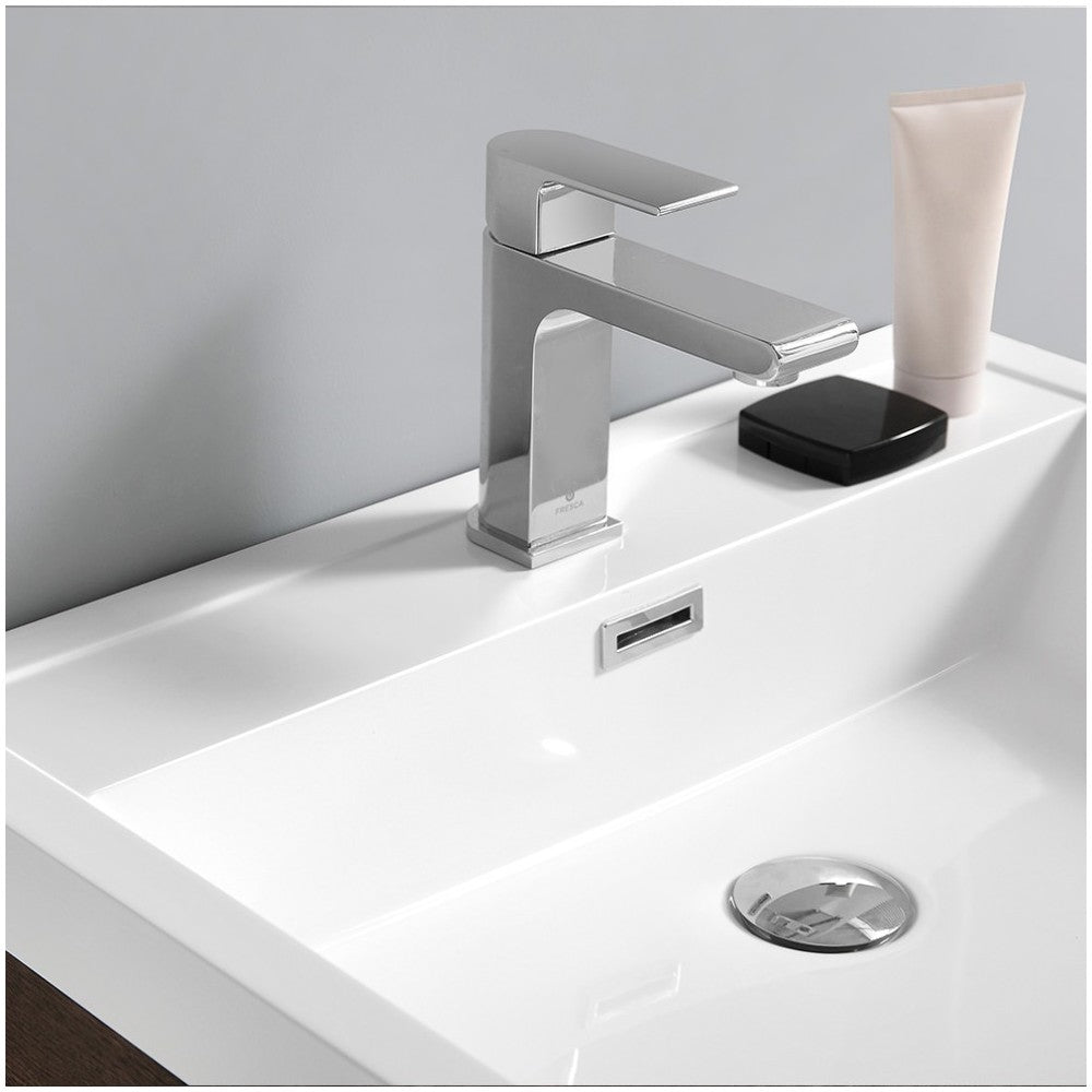 Tuscany 24" Rosewood Free Standing Modern Bathroom Vanity w/ Medicine Cabinet