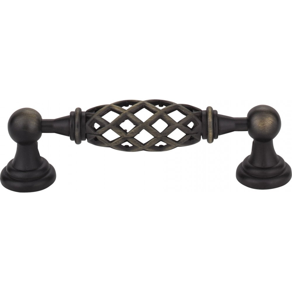 160 mm Center-to-Center Satin Nickel Beaded Prestige Cabinet Pull