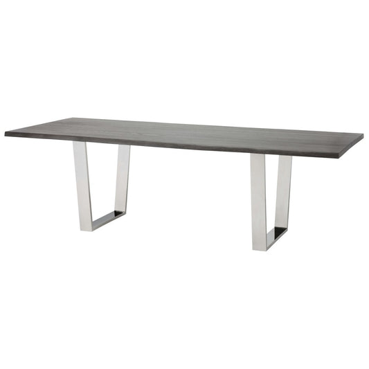Versailles Oxidized Gray Wood Dining Table, HGSR246