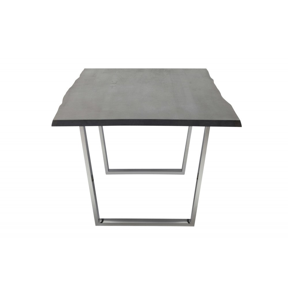 Versailles Oxidized Gray Wood Dining Table, HGSR246