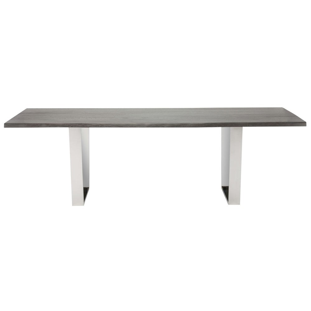 Versailles Oxidized Gray Wood Dining Table, HGSR246