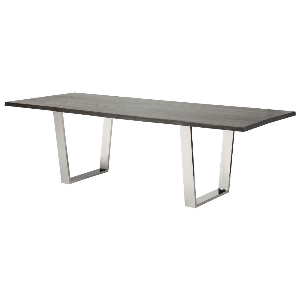 Versailles Oxidized Gray Wood Dining Table, HGSR246