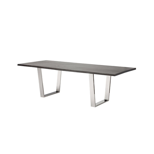 Versailles Oxidized Gray Wood Dining Table, HGSR247