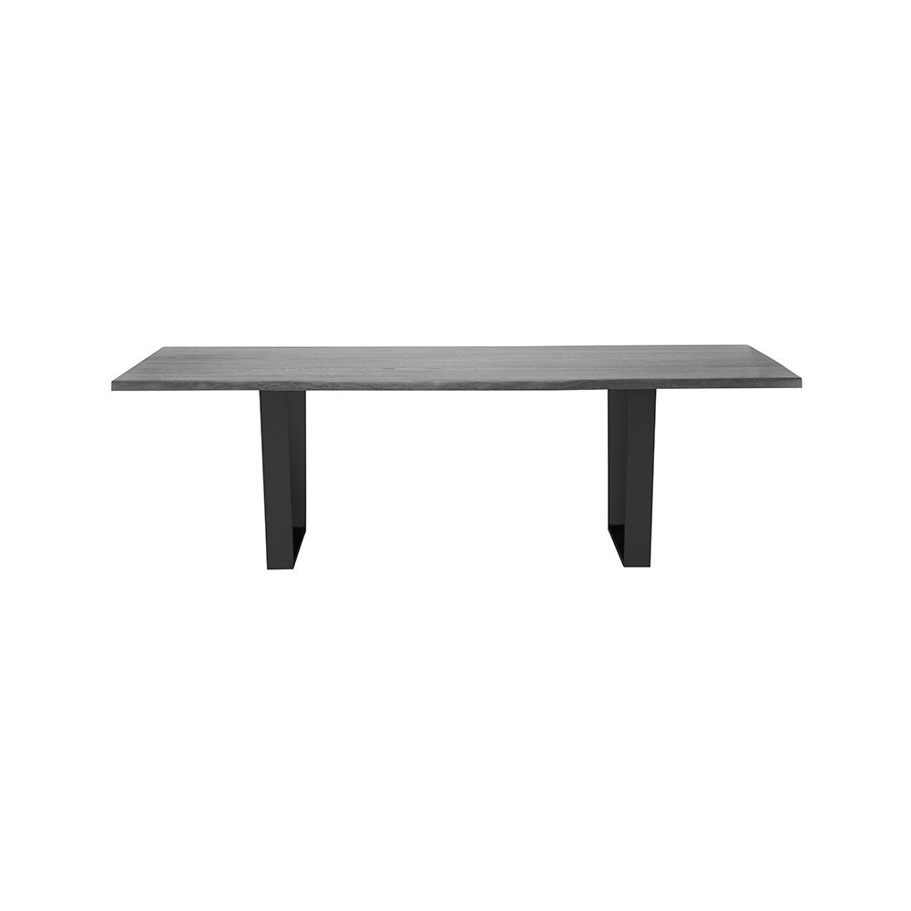 Versailles Oxidized Gray Wood Dining Table, HGSX203