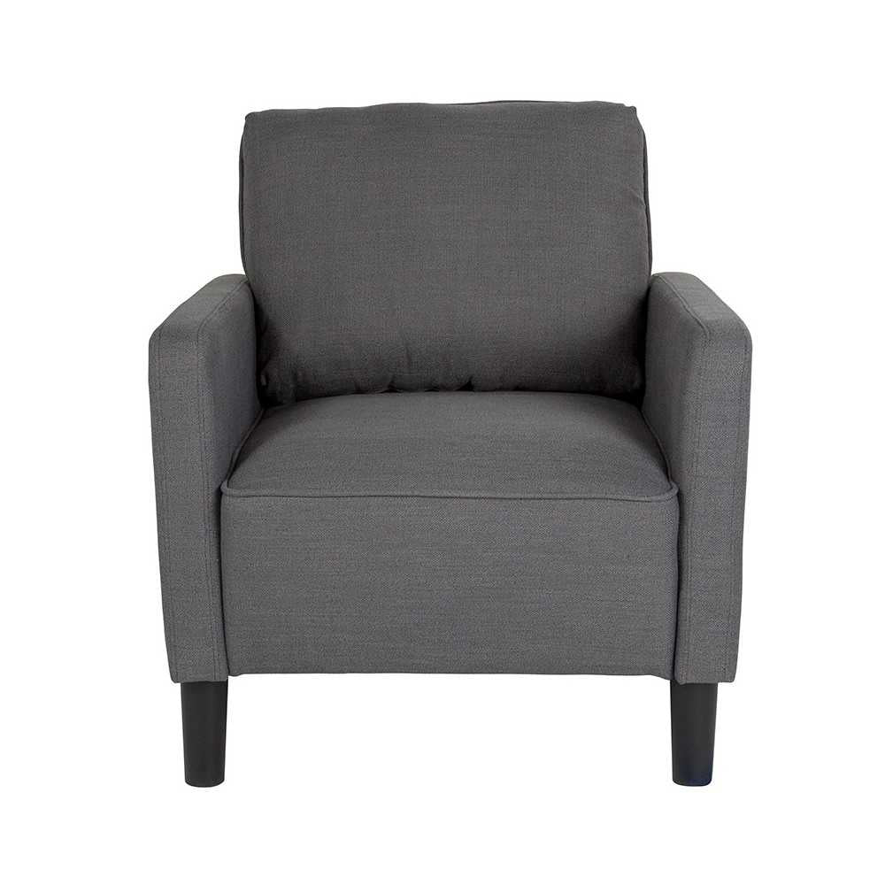 Washington Park Upholstered Chair in Dark Gray Fabric