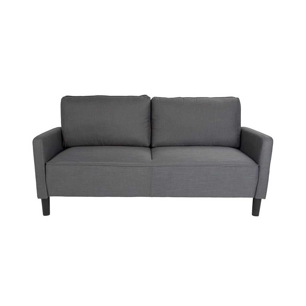 Washington Park Upholstered Sofa in Dark Gray Fabric