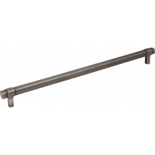 128 mm Center-to-Center Gun Metal Square Delmar Cabinet Pull