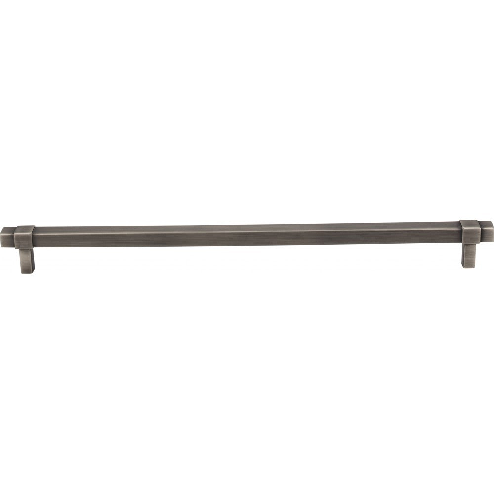 128 mm Center-to-Center Gun Metal Square Delmar Cabinet Pull
