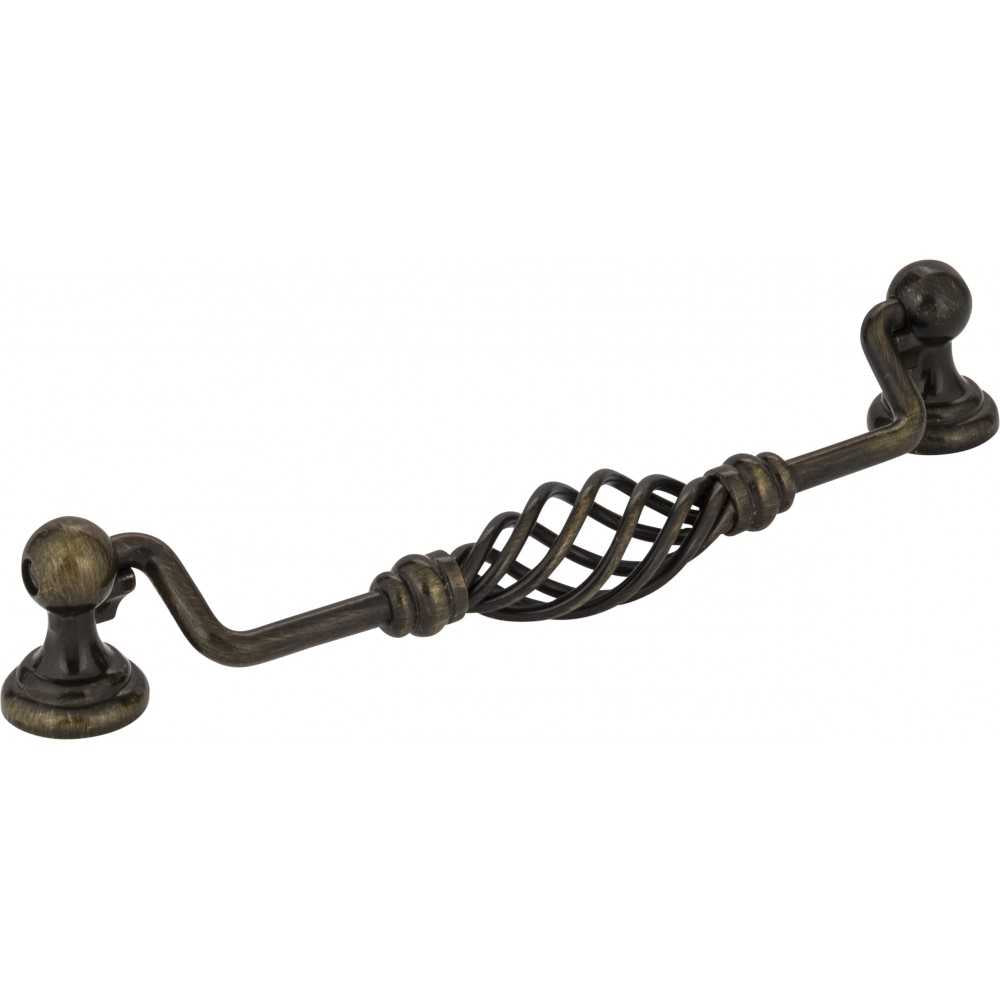 128 mm Center-to-Center Distressed Antique Brass Bremen 1 Cabinet Pull