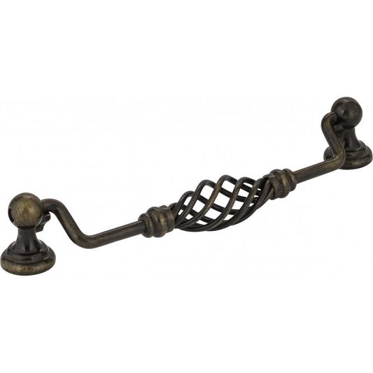 128 mm Center-to-Center Distressed Antique Brass Bremen 1 Cabinet Pull