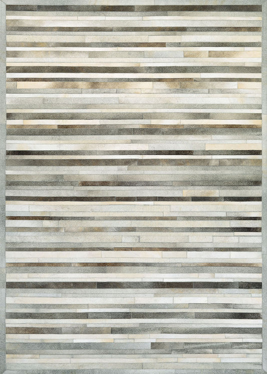 Couristan Chalet Plank Grey-Ivory Rug 2' x 4'