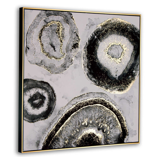 Agate I Multi-Color Framed Giclee