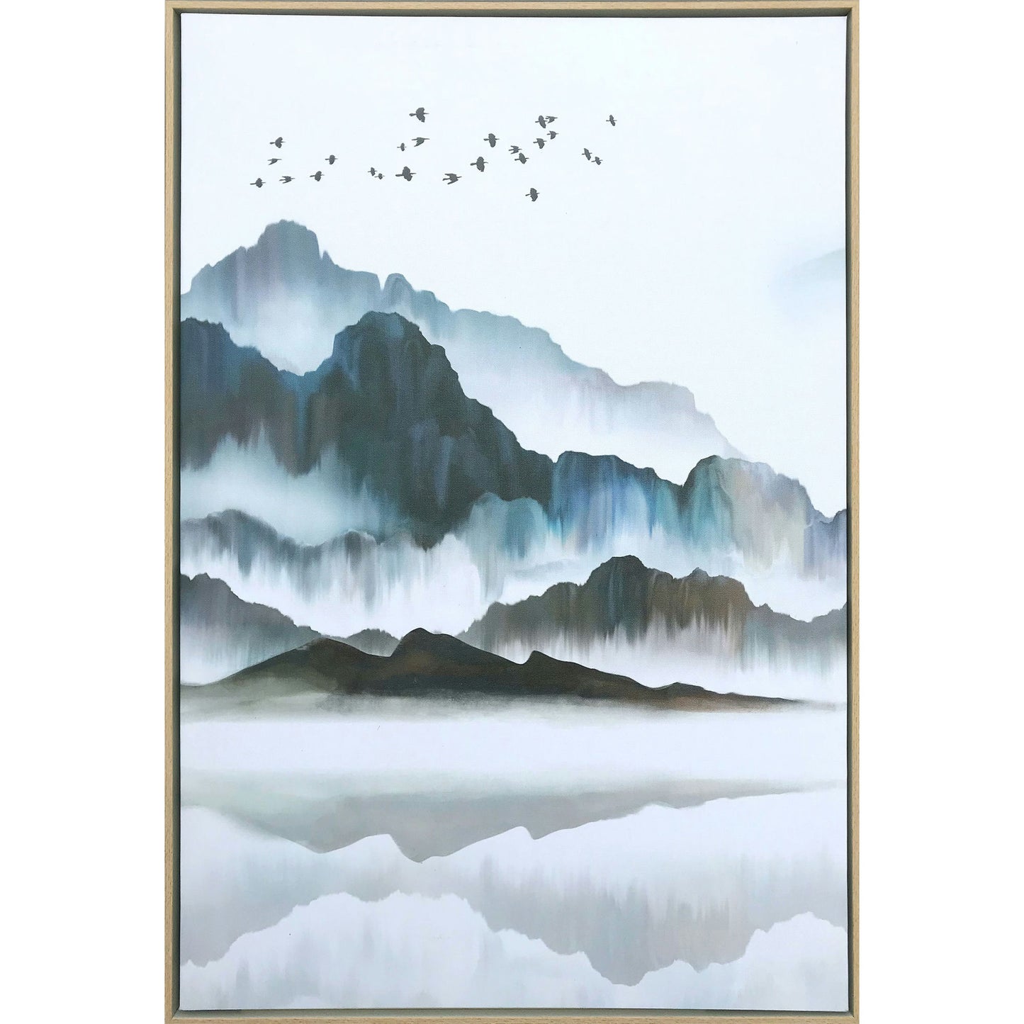 Misty Mountain Hand Painted Giclee