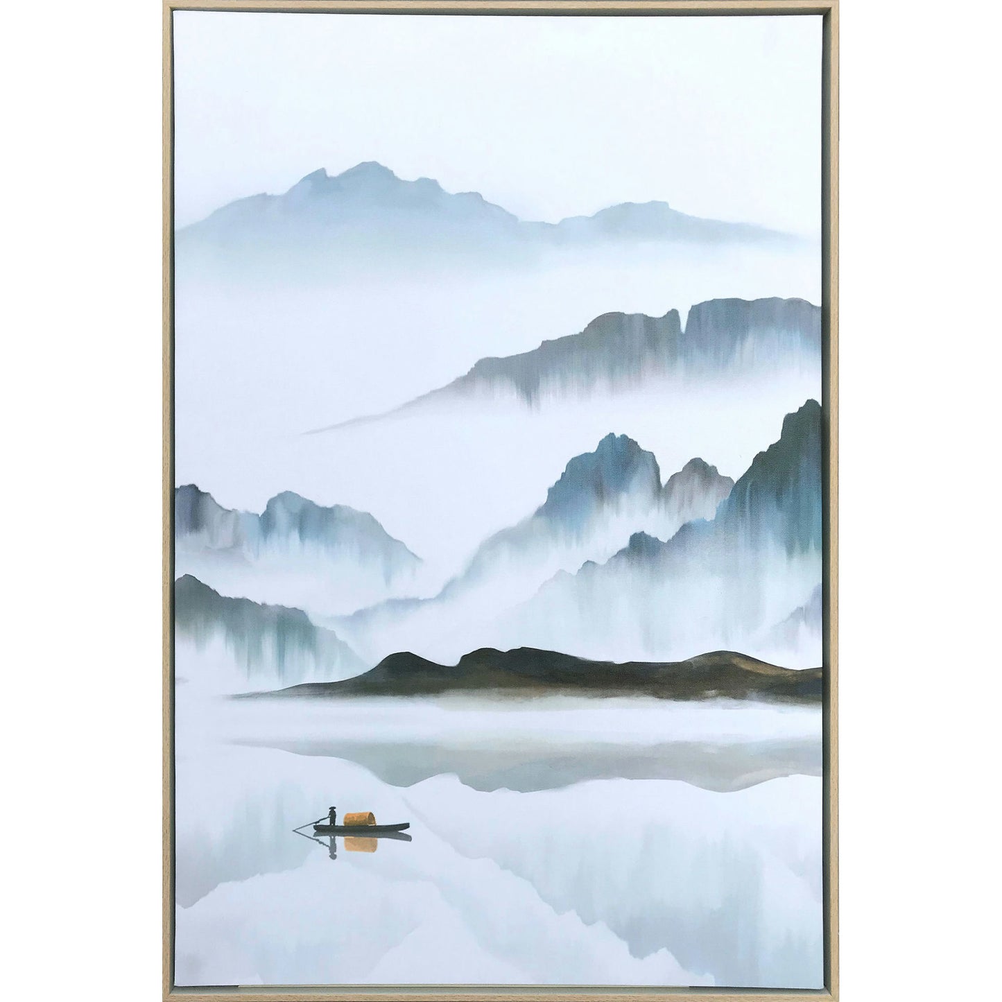 Misty Lagoon Hand Painted Giclee