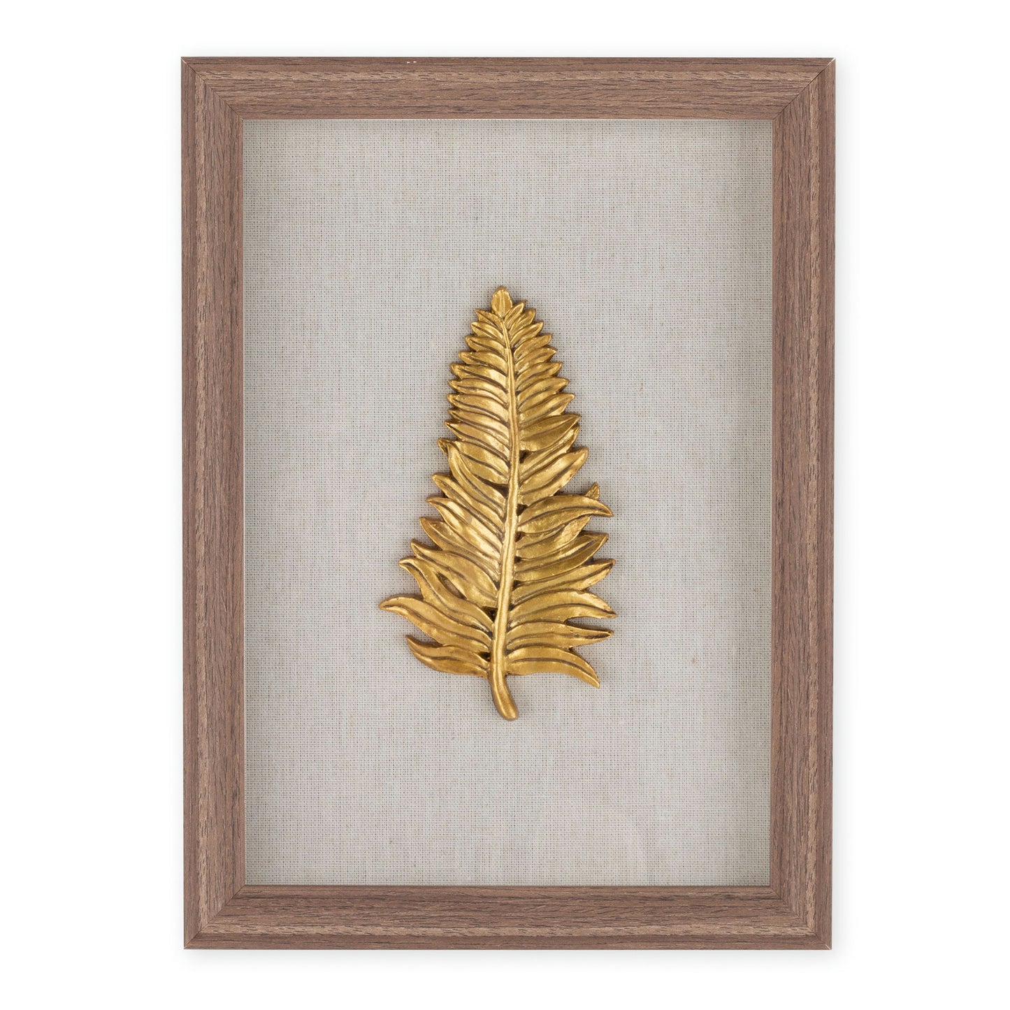 Golden Leaves I Shadow Box