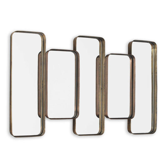 Orson Bronze Metal Wall Mirror