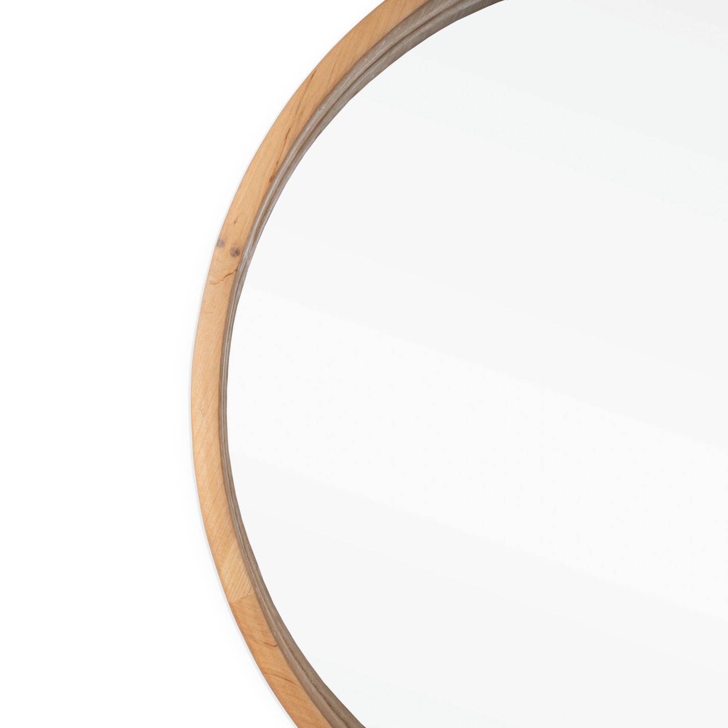 Harlow 24" Wood Wall Mirror