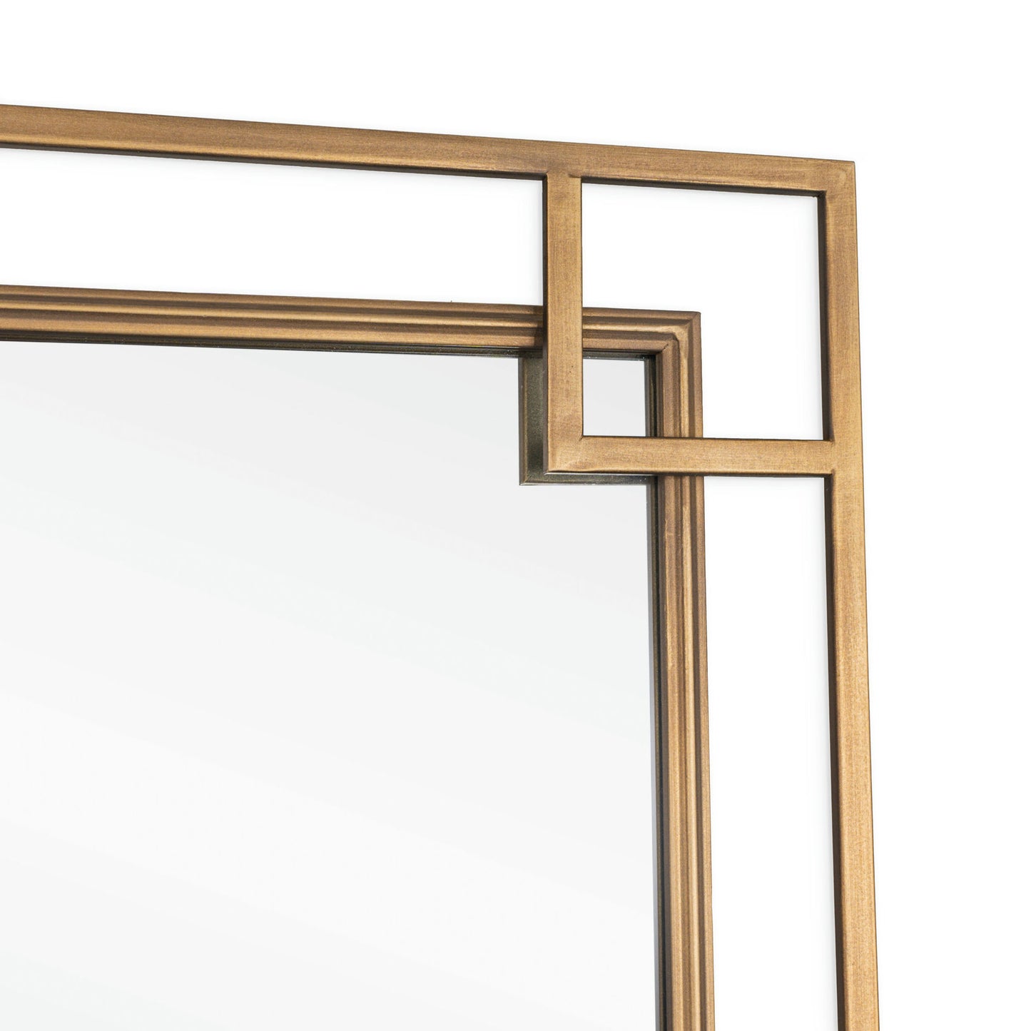 Mavis 22" Square Metal Wall Mirror