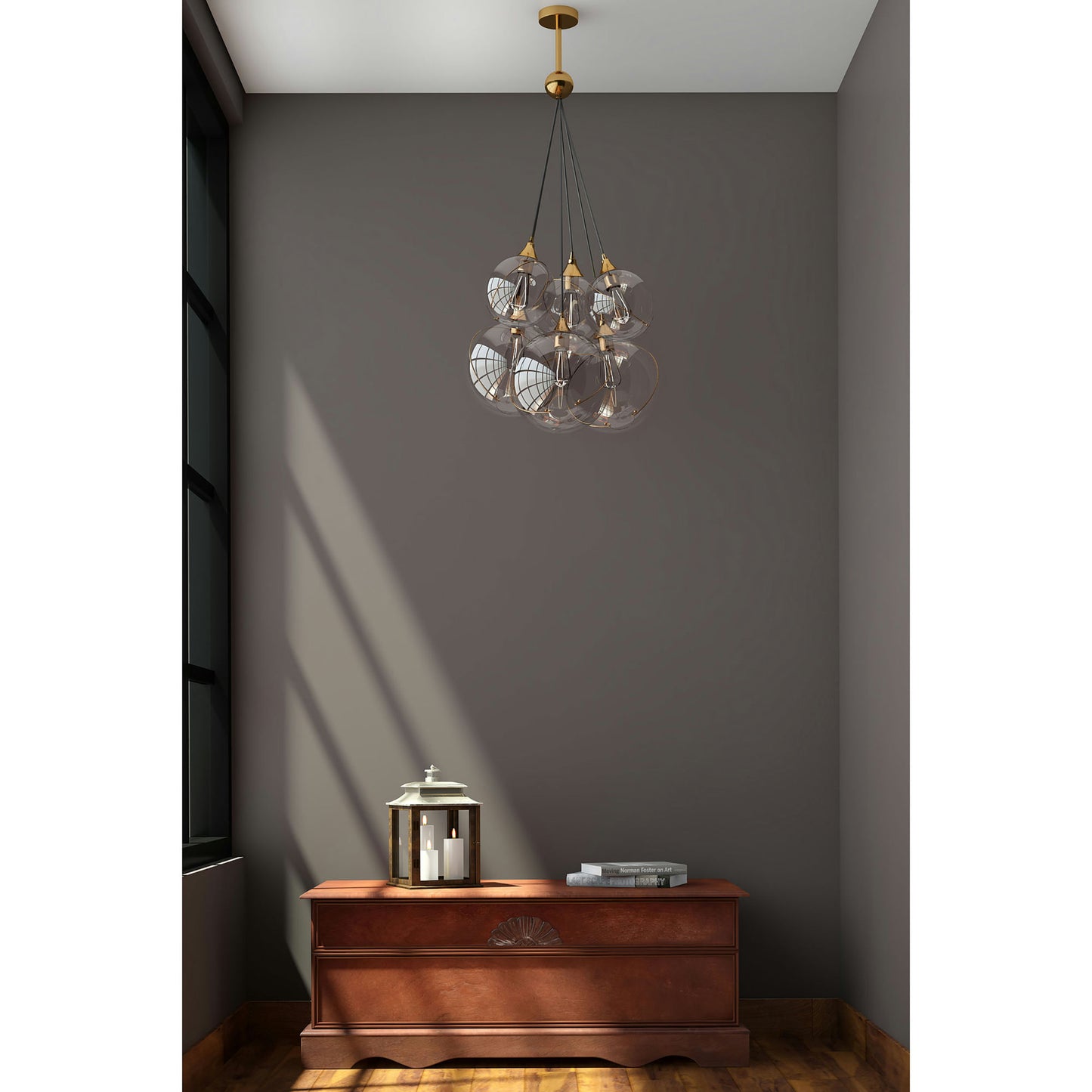 Kiran Gold Chandelier