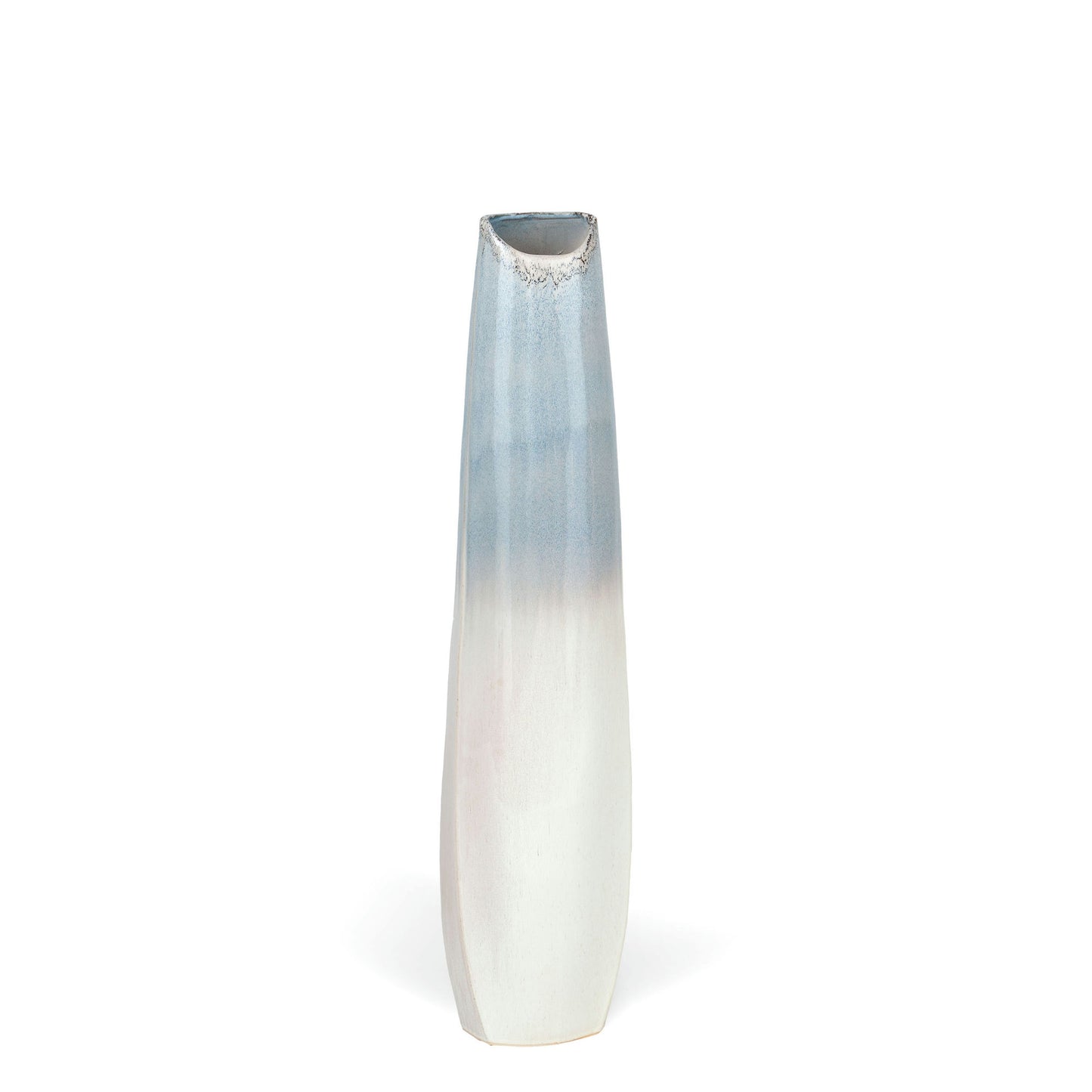 Tides Ceramic Floor Vase Small