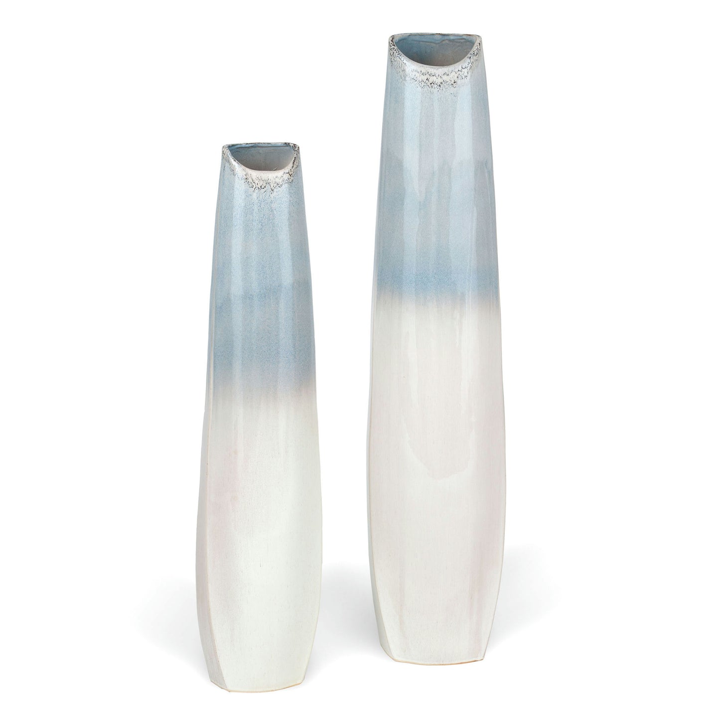 Tides Ceramic Floor Vase Small
