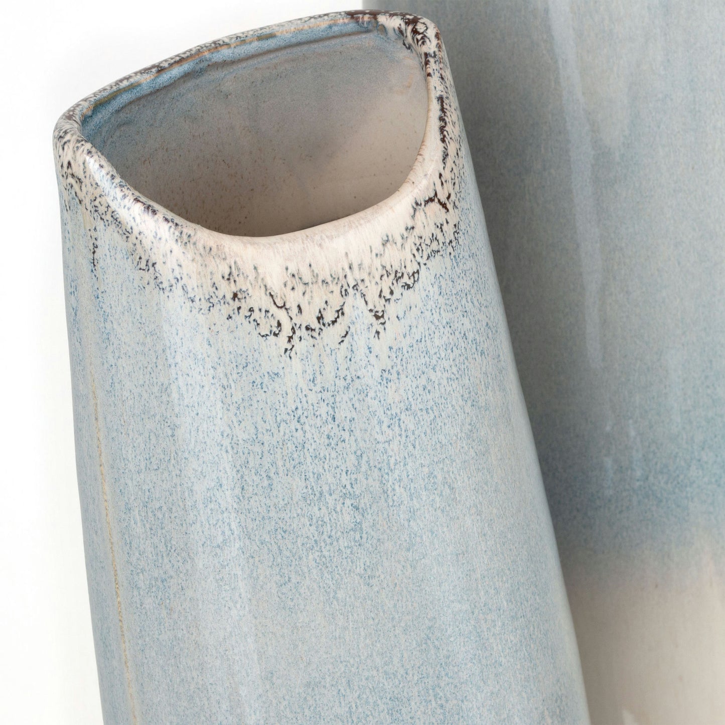 Tides Ceramic Floor Vase Small