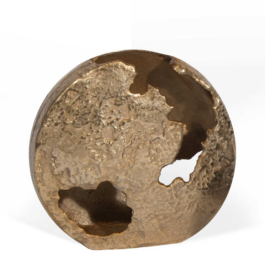 Atlas Metal Vase Gold Large