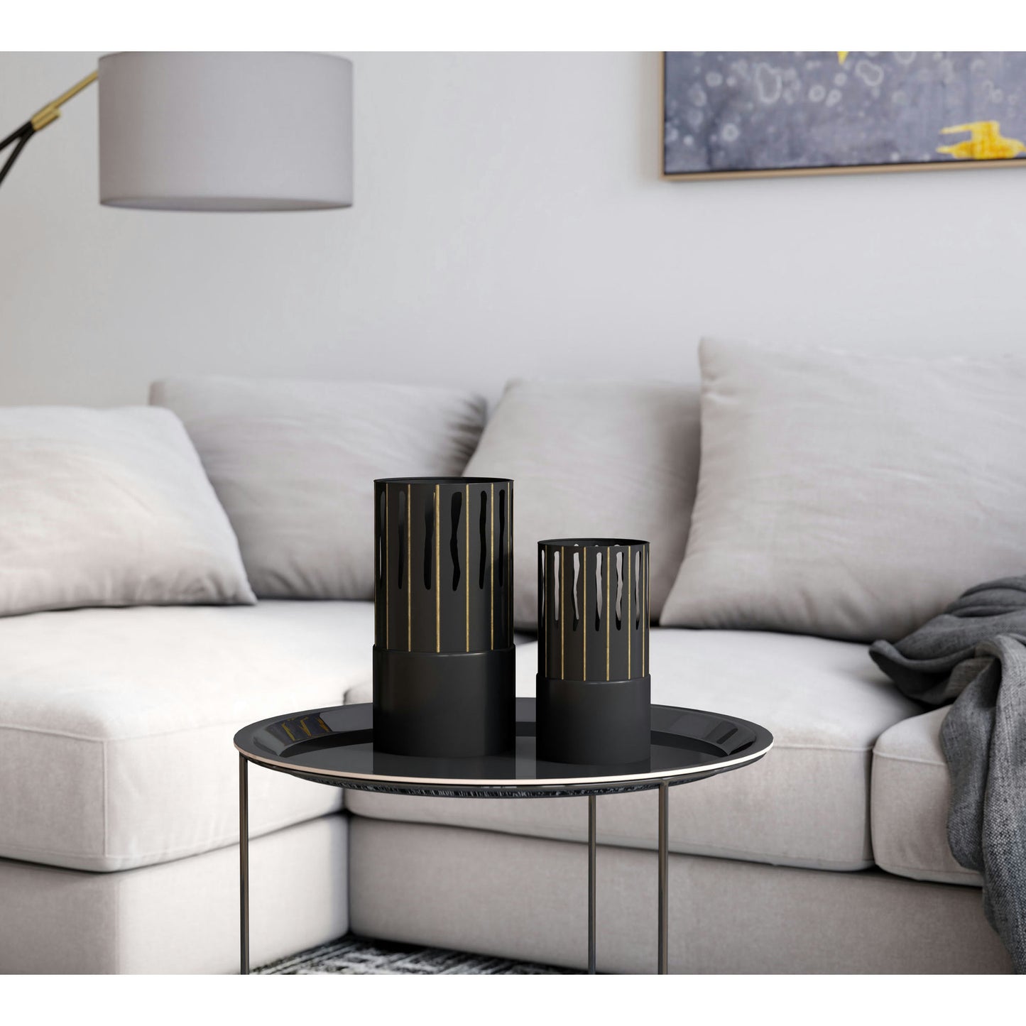Sadira S2 Metal Candle Holders
