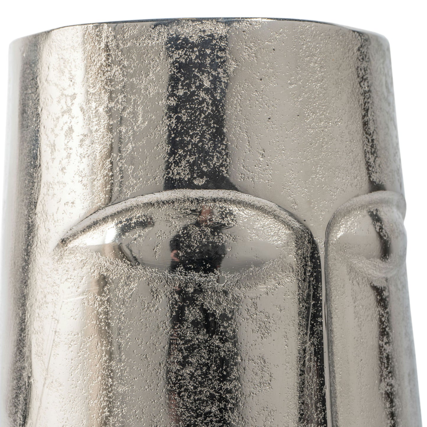 Magnus 16" Silver Metal Table Vase