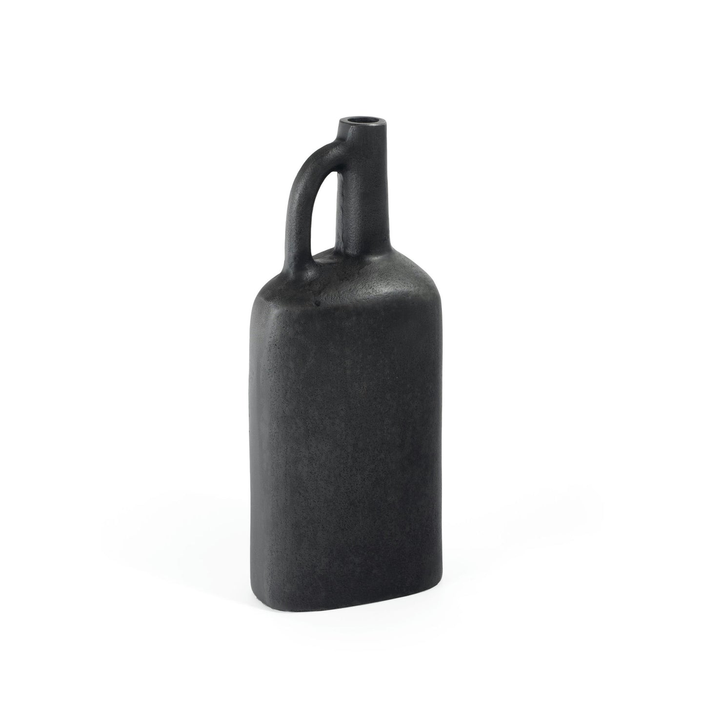 Macrae 11" Metal Table Vase Small Gray