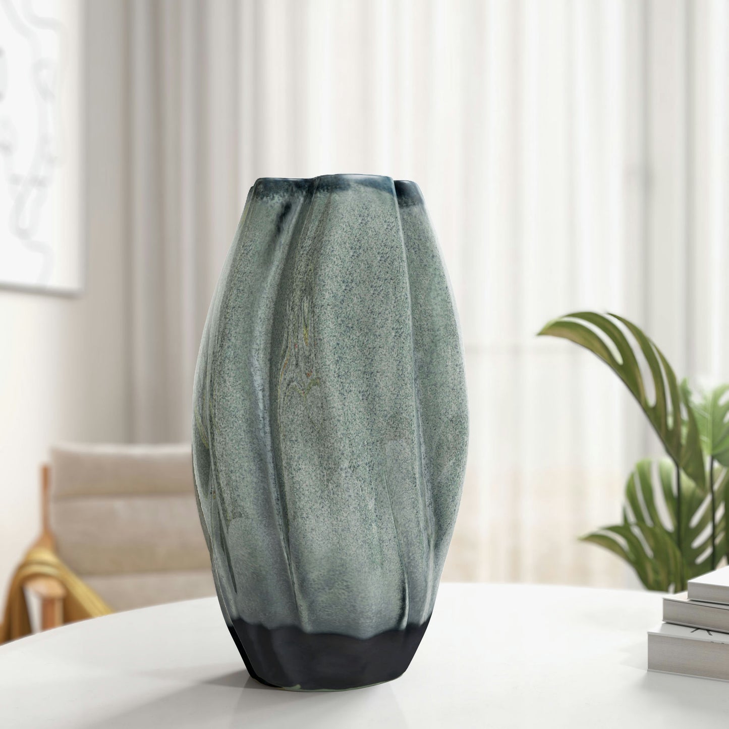 Omura 12" Ceramic Table Vase
