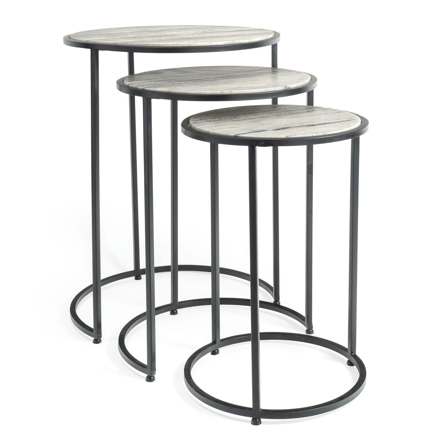 Kaitlyn Stone Nesting Tables Set Of 3